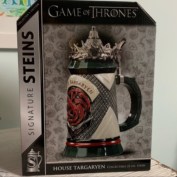 Hot Topic Other - HBO GAME OF THRONES COLLECTOR’S EDITION HOUSE TARGARYEN STEIN!